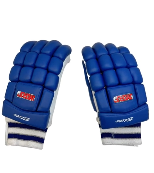 Buy MRF Genius Elite Blue Batting Gloves Mens Size Online US Cricket Store